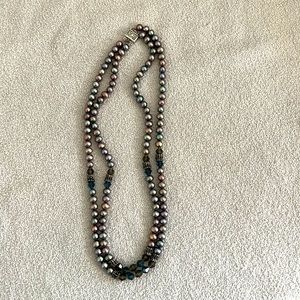 Beaded necklace, costume jewelry